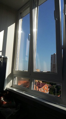 Теплое остекление лоджии пластиковыми окнами VEKA WHS 60. Тула, Привокзальный район